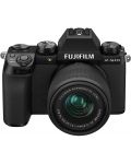 Фотоапарат Fujifilm - X-S10, XC 15-45mm f/3.5-5.6 OIS PZ XC, черен - 1t