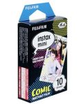 Фотохартия Fujifilm - за instax mini, Comic, 10 броя - 2t