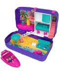 Игрален комплект Mattel Polly Pocket - Скритите места, на плажа - 3t