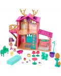 Игрален комплект Mattel Enchantimals - Къщата на Danesa Deer, с кукла и животинче - 2t