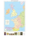 Франция и Англия през ХІІ-ХІV век (стенна карта) - 1t