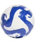 Футболна топка Adidas - Tiro Club, размер 5, бяла/синя - 2t