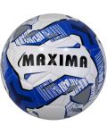 Футболна топка Maxima - Soft vinil, размер 5, синя - 1t