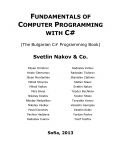 Fundamentals of Computer Programming with C# - 6t