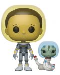 Фигура Funko Pop! Animation: Rick & Morty - Space Suit Morty with Snake, #690 - 1t