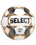Футболна топка Select - FB Super FIFA Quality Pro, бяла/кафява - 1t