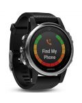 GPS часовник Garmin fēnix 5S - сребрист с черна каишка - 2t