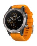 GPS часовник Garmin Fenix 5 Plus Sapphire - оранжев - 2t