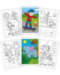 Детска книжка за оцветяване Galt Dot to Dot Pad – Свържи точките, 2 част - 2t