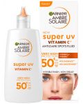 Garnier Ambre Solaire Слънцезащитен флуид с витамин С, SPF50+, 40 ml - 2t