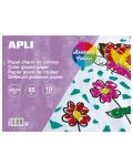 Блокче Apli - Гланцово,10 листа, различни цветове - 1t