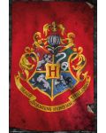 Макси плакат GB eye Movies: Harry Potter - Hogwarts Flag - 1t