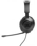 Гейминг слушалки JBL - Quantum 100X Console, Xbox, черни/зелени - 4t