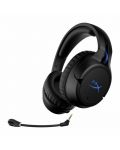 Гейминг слушалки HyperX - Cloud Flight, PS4, безжични, черни - 3t