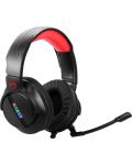 Гейминг слушалки Marvo - HG9065, черни/червени - 2t