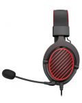 Гейминг слушалки Redragon - Luna H540, черни/червени - 2t