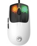 Гейминг мишка Marvo - M727 RGB, оптична, бяла - 1t
