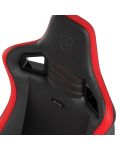 Гейминг стол noblechairs - Epic Compact, черен/червен - 4t