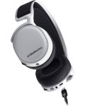 Гейминг слушалки SteelSeries - Arctis 7+, бели - 4t