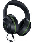 Гейминг слушалки Razer - Kraken X for Xbox, черни/зелени - 3t