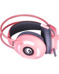 Гейминг слушалки Marvo - HG8936, розови - 5t