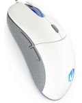 Гейминг мишка Endorfy - GEM Plus, оптична, Onyx White - 3t