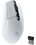 Гейминг мишка Logitech - G305 Lightspeed, оптична, бяла - 1t