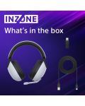 Гейминг слушалки Sony - Inzone H7, PS5, безжични, бели - 10t
