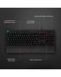 Гейминг клавиатура Logitech - G213 Prodigy, RGB, черна - 7t