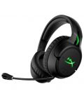 Гейминг слушалки HyperX - CloudX Flight, Xbox, черни/зелени - 1t