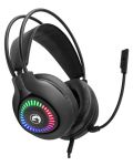 Гейминг слушалки Marvo - H8325 RGB, черни - 5t