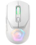 Гейминг мишка Marvo - Fit Pro, оптична, безжична, бяла - 1t