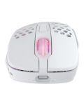 Гейминг мишка Xtrfy - M4, оптична, безжична, бяла - 4t