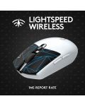 Гейминг мишка Logitech - G305 K/DA, оптична, безжична, бяла - 6t