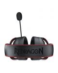 Гейминг слушалки Redragon - Luna H540, черни/червени - 7t
