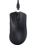 Гейминг мишка Razer - DeathAdder V3 Pro, оптична, безжична, черна - 1t