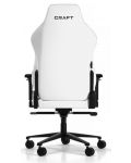 Гейминг стол DXRacer - Craft C001-W-N, бял - 3t