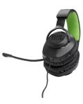Гейминг слушалки JBL - Quantum 100X Console, Xbox, черни/зелени - 3t