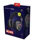 Гейминг слушалки Trust - GXT 450 Blizz, черни - 8t