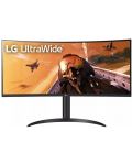 Гейминг монитор LG - 34WP75CP-B, 34'', 160Hz, 1ms, VA, FreeSync, Curved - 1t