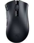 Гейминг мишка Razer - Deathadder V2 X HyperSpeed, оптична, черна - 1t