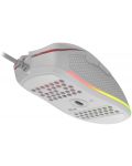 Гейминг мишка Genesis - Krypton 550, оптична, 8000 DPI, бяла - 4t