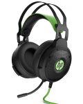 Гейминг слушалки HP - Pavilion 600, черни/зелени - 1t