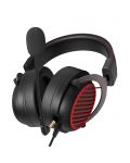 Гейминг слушалки Redragon - Luna H540, черни/червени - 6t