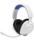 Гейминг слушалки JBL - Quantum 360, PS5, безжични, бели - 1t