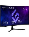 Гейминг монитор ViewSonic - VX3219-PC-MHD, 31.5'' 240Hz, 1 ms, VA, Curved - 3t