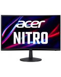 Гейминг монитор Acer - Nitro ED240QS3bmiipx, 23.6'', 180Hz, 1ms, Curved - 1t