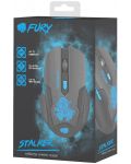Гейминг мишка Fury - Stalker, оптична, безжична, черна/синя - 5t