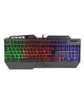 Гейминг клавиатура Fury - Skyraider, RGB, черна - 1t