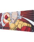 Гейминг подложка за мишка Grupo Erik - One Punch Man Saitama, XL, мека, многоцветна - 1t